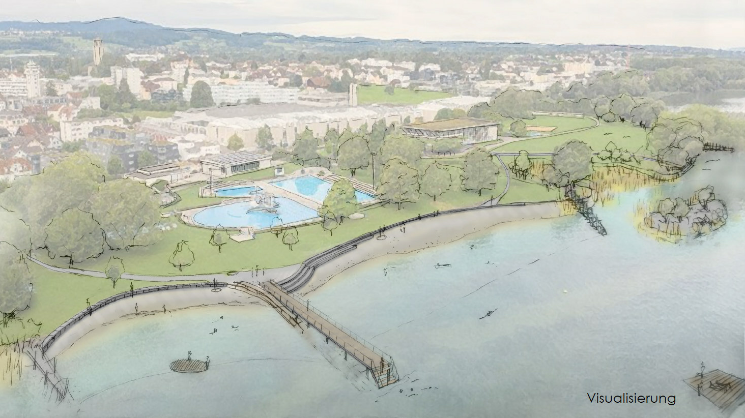 Vorprojekt Aufwertung Seeufer Schwimmbad und Seepark